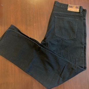 J. Crew 770 Slim Straight Men's Black Jeans 34X32